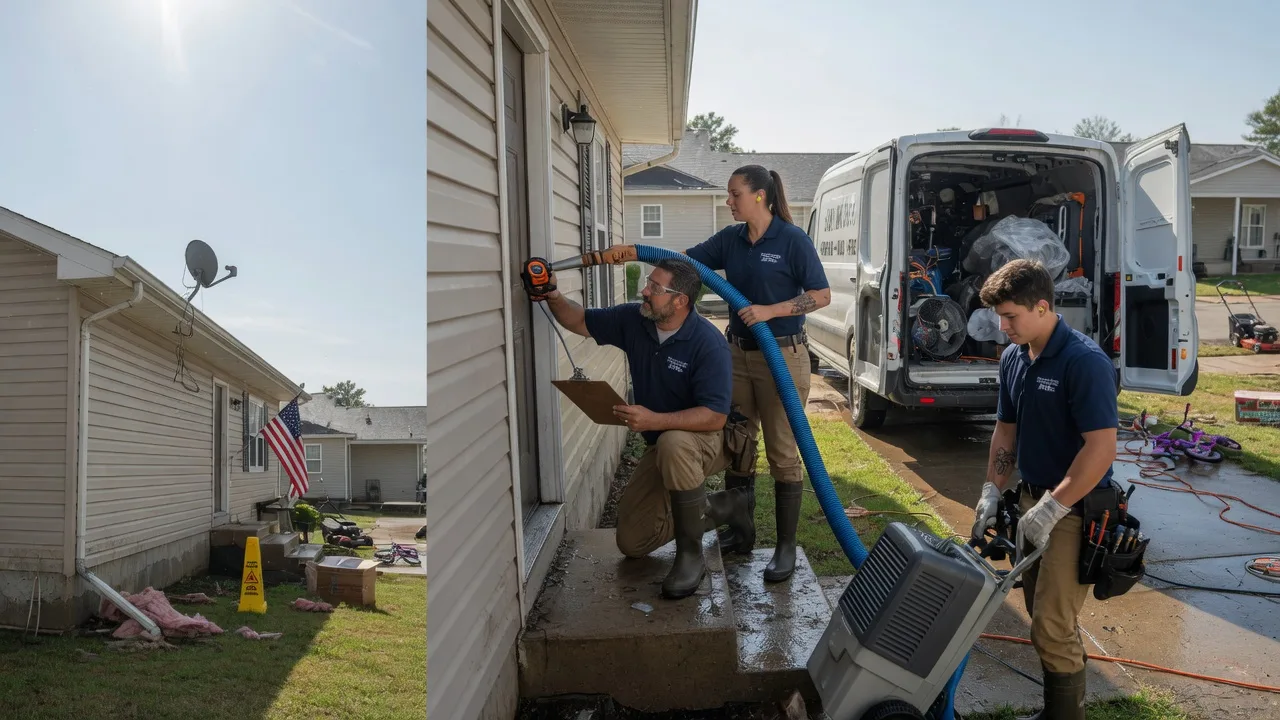 Ceiling Water Damage Restoration in Laotto, IN near me