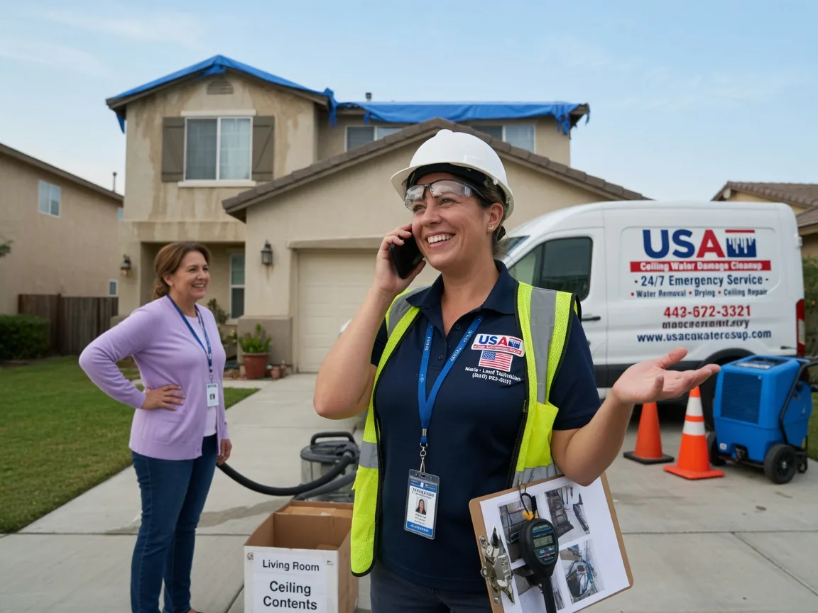 Ceiling Water Damage Restoration Laotto, IN FAQs